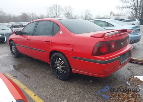 2003 Chevrolet Impala Ls from USA, damaged, VIN 2G1WH55K439254761